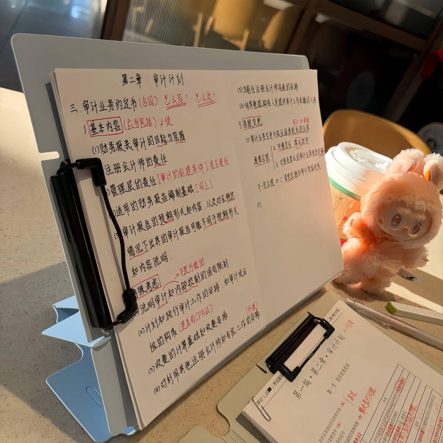 文件夹垫板档案夹夹板可立式板夹书写字板写字夹办公用品试卷夹