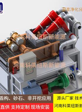 大型钻井泥浆废水处理设备打桩桥墩泥浆分离器盾构管道泥沙脱水机