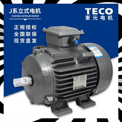 厂家现货供应TECO东元电机AEEVJ30.75kw1HP 立式电机；刹车电机