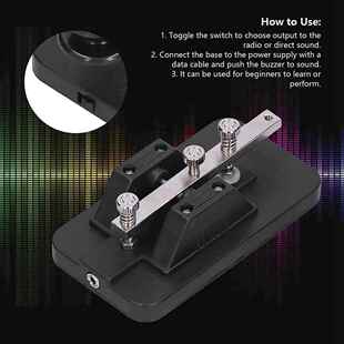 DM901发声电键自动键发报机练习器振荡器摩尔斯电码短波无线电CW