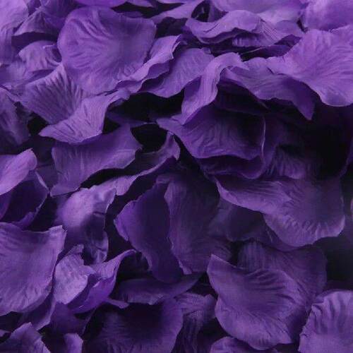 Party Rose Silk Purple Petals Flower Wedding Decor 1000pcs