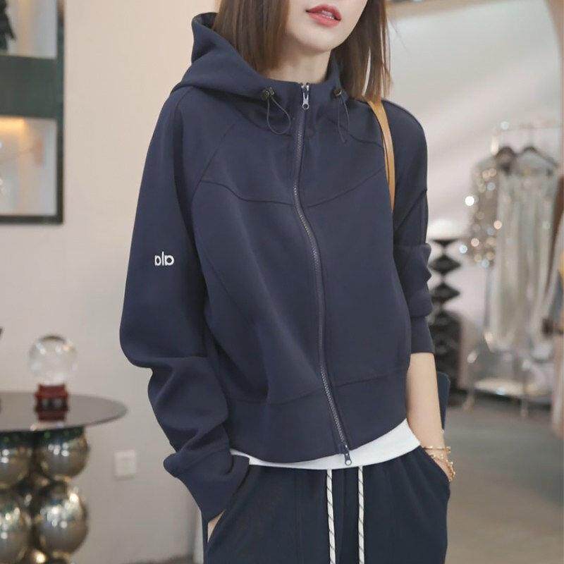 欧洲站连帽卫衣外套女士2026春秋季新款时尚减龄休闲开衫拉链上衣