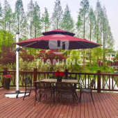 户外防晒遮阳伞批发摆摊折叠手摇太阳伞别墅庭院罗马香蕉伞批发