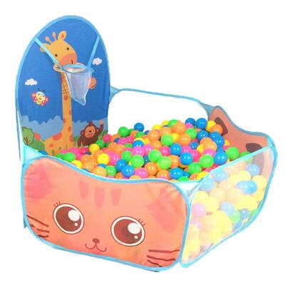 120cm Kids Playpen Playground Baby Tent Ball Pool with Baske