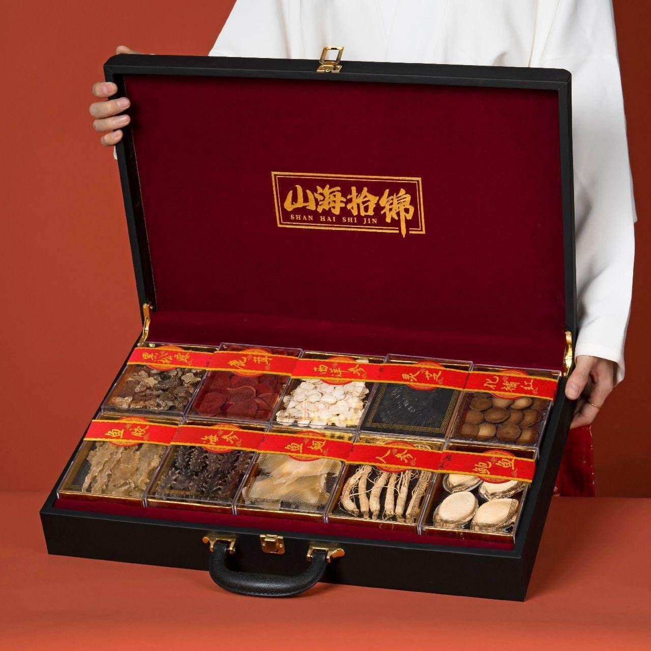 【10件套高档礼盒】现货中秋节过年送礼滋补海参鲍鱼海鲜干货实用,水产肉类/新鲜蔬果/熟食,海鲜水产礼盒套装,淘宝优惠券,粉丝福利购,淘宝优惠卷