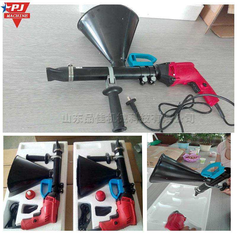 水泥电动填缝枪 手持式瓷砖裂缝灌缝器 小型混凝土填补机