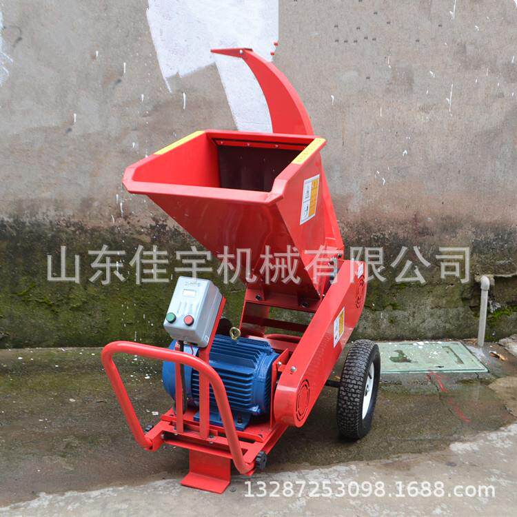 10公分直径树枝粉碎机移动式碎枝机汽油柴油动力打碎机
