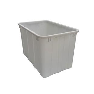 大号塑料周转箱1米带盖塑料筐可套叠加厚水箱500L长方形塑胶箱批