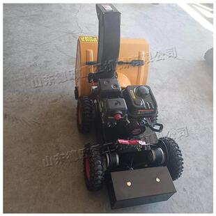 三合一履带除雪机 毛刷式扫雪机梳草机 东三省马力高扬程抛雪机