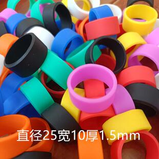 大塘上朔2025年圆形硅胶圈强弹力拉伸好收纳整理捆绑颜色分类皮筋