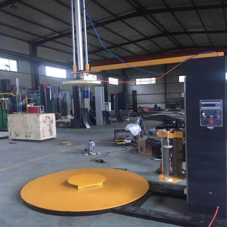 全自动缠绕膜裹包机械TP1650F-CS熔喷布裹包机械