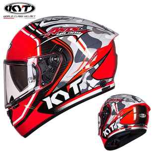 KYT全盔摩托头盔车女男士镜片跑盔双个性酷机街WJAQ-K2车四季轻便
