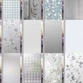 免胶磨砂贴膜窗户玻璃贴纸卫生间透光不透明不透人防窥防走光窗纸