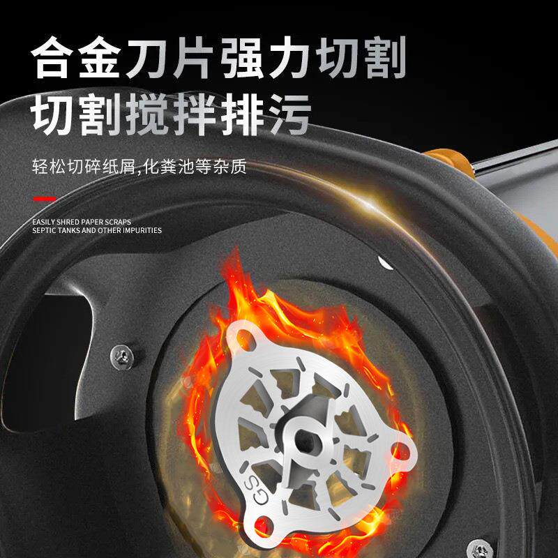淤LEP化池抽粪泵家庭刀片农田抽水泥粪机大功率污泵水泵大马力污