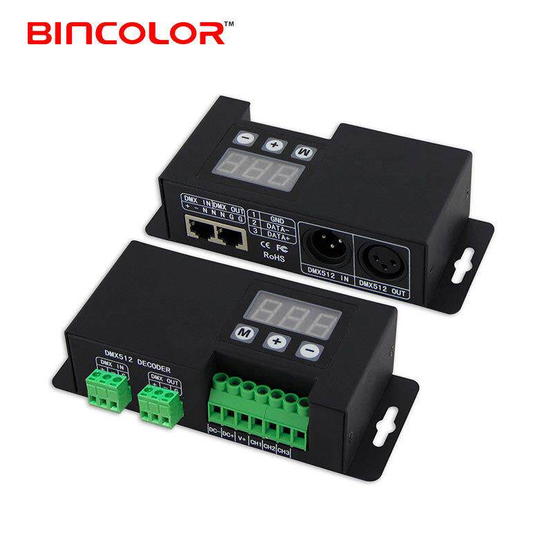 DMX512解码器，rgb解码器，恒压6A DMX控制器 灯具rgb控制器数显