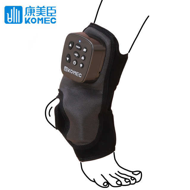 热销足部底脚踝脚底按摩器扭伤拉伤加热气囊挤压多功能按摩仪