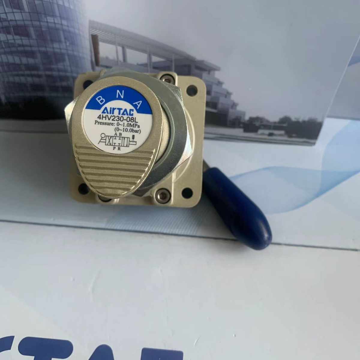 亚德客气动手转阀4HV23008SL 4HV230-08SL附锁带安装螺母