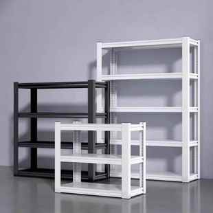 家用货架置物架多层落地仓库阳台储藏室杂物间商用超市钢制收纳架