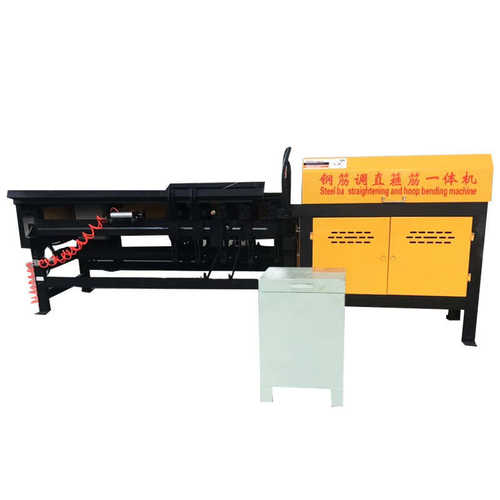 4-10小型数控钢筋调直弯箍一体机 液压打箍调直机 电脑控制箍筋机