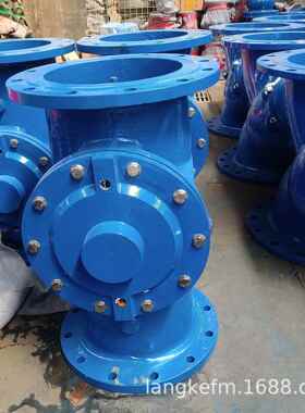 加工N定制DF4X倒流防止器球墨铸铁立式法兰D1001低阻力防回流阀