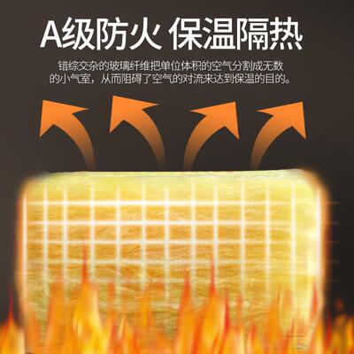 华璃美离心玻棉卷毡隔吸热音棉降噪144温防火防排烟保棉A1级填充
