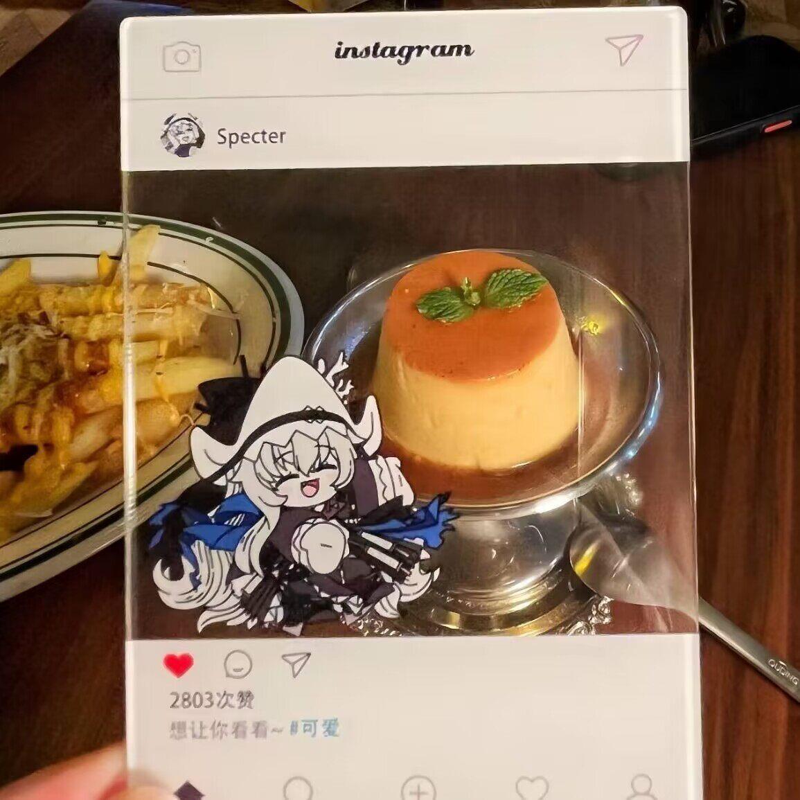 明日方舟幽灵鲨亚克力透卡拍照合影卡片打卡立牌自制游戏周边可爱