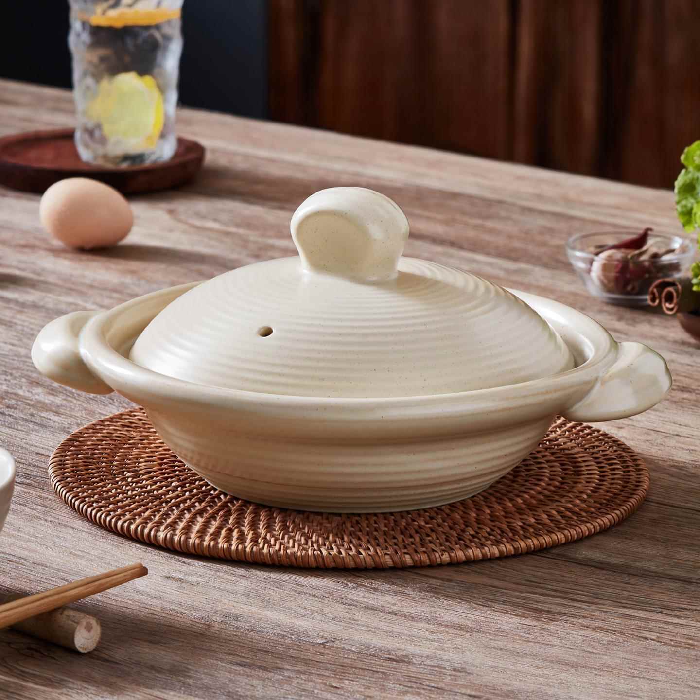 2025新款砂锅煲商用小煲仔锅耐高温家用煲仔饭老式土陶浅口啫啫煲