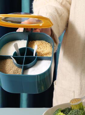 All-in-One Seasoning Box for Home Kitchen, Multi-compartment