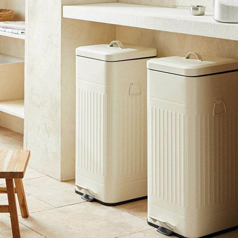 垃圾桶不锈钢大容量脚踩厨房高客厅带盖加高家用复古直销