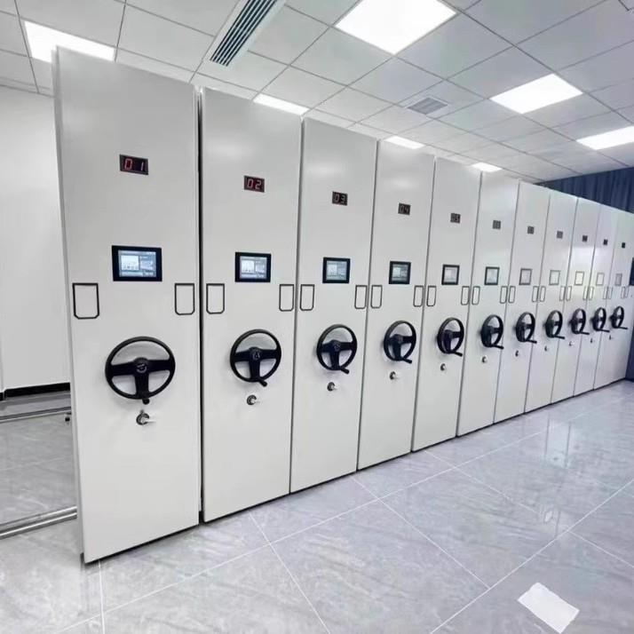 轨道式密集架移动智能密集柜文件存放柜资料架档案室密集柜厂家