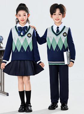 2026小学生校服英伦学院风班服套装儿童合唱朗诵演出服幼儿园园服