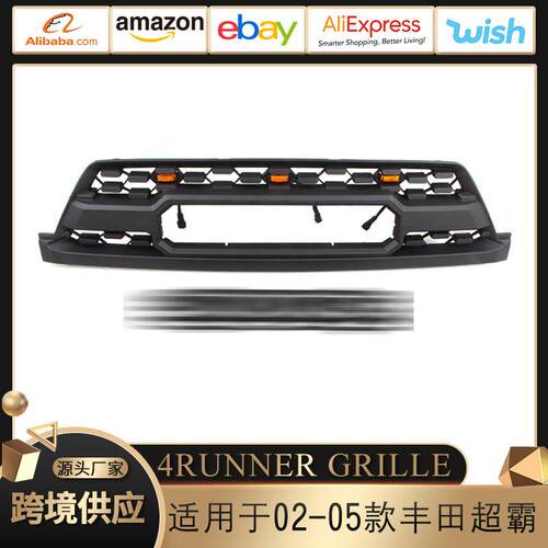 适用于02-05款丰田HILUX SURF超霸中网4RUNNER GRILLE 2002-2005