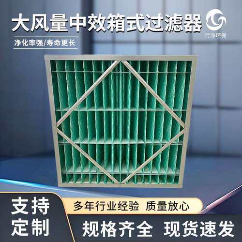 HJ-HPM大风量箱式中效过滤器F6 F7 F8 F9 空气过滤器过滤网厂家