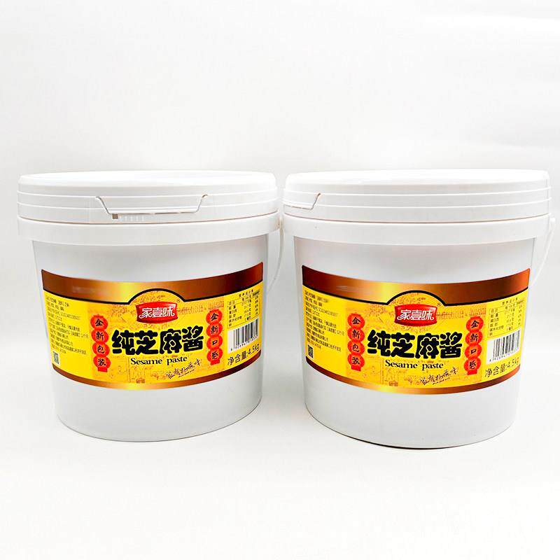 佳益味纯芝麻酱4.5公斤市售大桶芝麻汁配芝麻花生酱涮羊肉涮牛肉