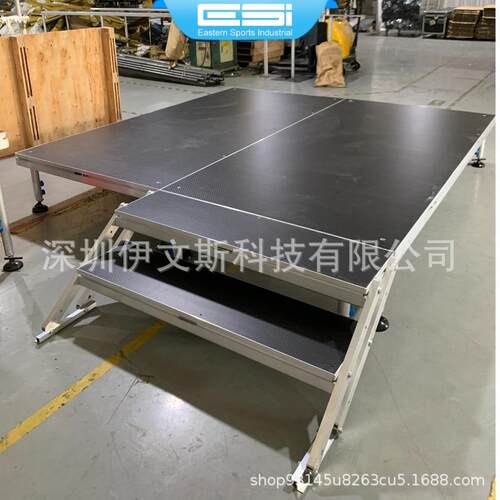 深圳厂家方形快装舞台架子婚庆T台可组合铝合金移动舞台