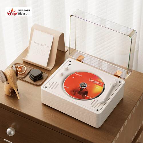 雷克森ML-520CD机音乐专辑唱片覆古留声播放器蓝牙音响送生日礼物