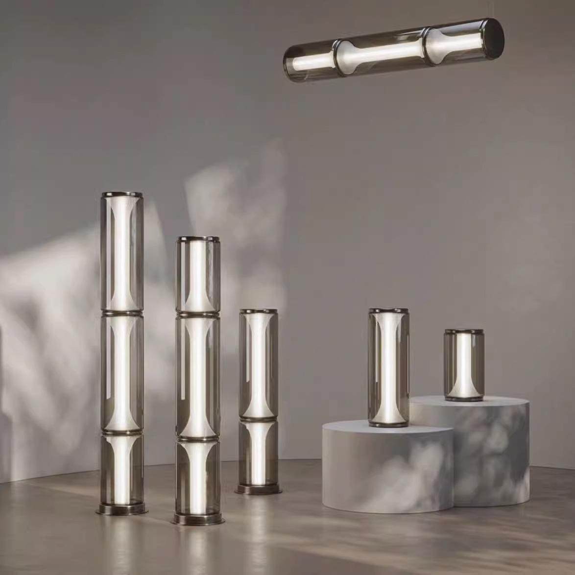 捷克米兰展新款设计师餐厅吧台吊灯客厅沙发玻璃卧室床头落地灯