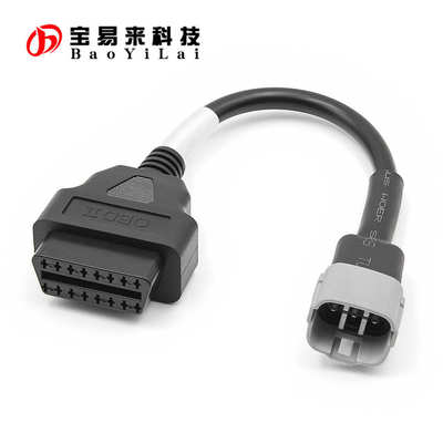 OBD 6 pin for Suzuki Motorcycle Bike ATV  铃木摩托6pin转接线