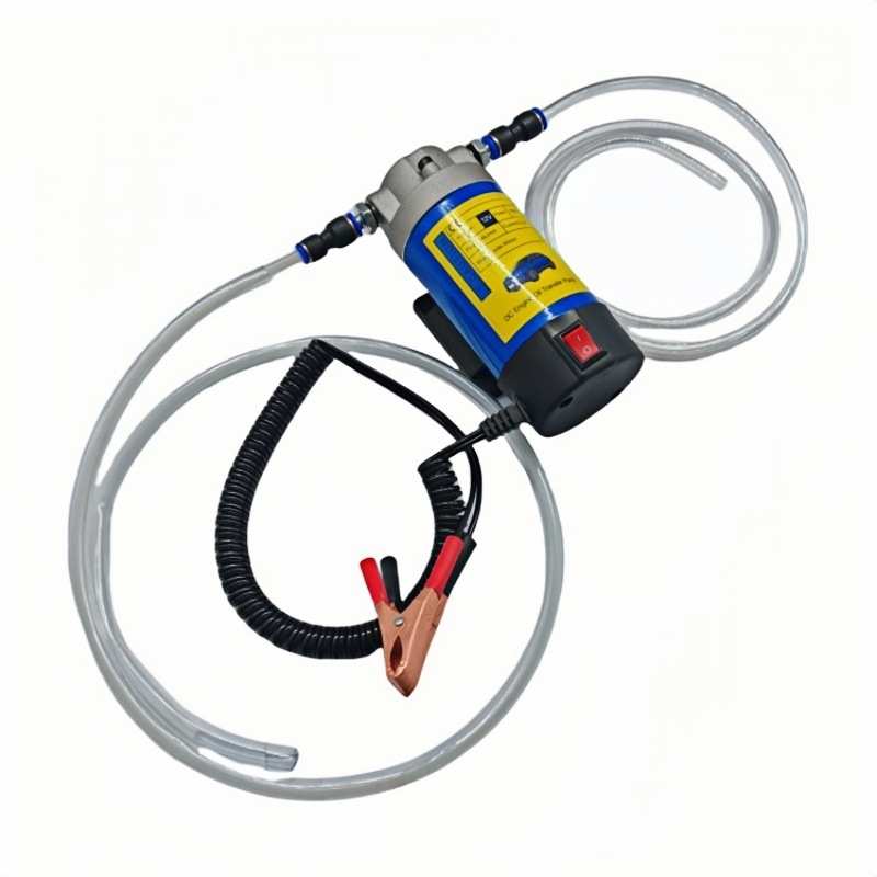 小型换油机便携式齿轮机油泵汽车机油电动抽油泵12V24V加油泵