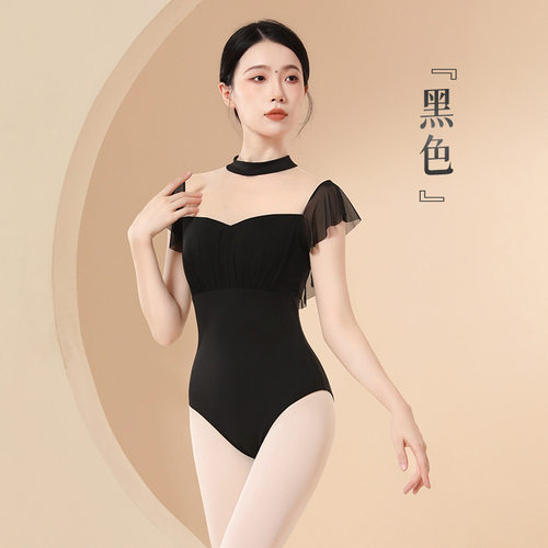 高腰舞蹈短裤女紧身芭蕾舞裤子黑色舞蹈裤练功服平角一分裤打底裤