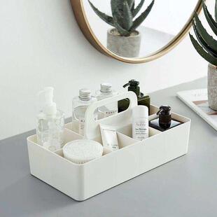 Divide a case to organize sundry to receive basket bathroom