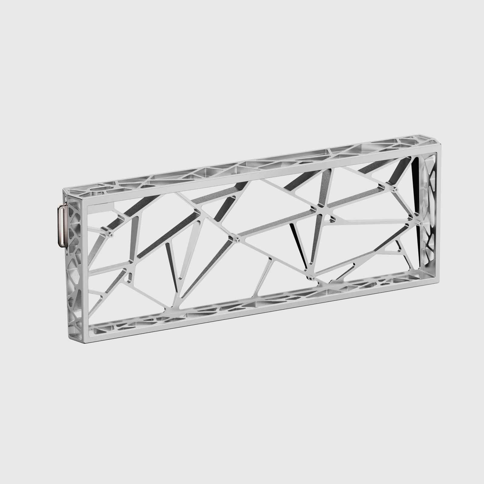 客制化键盘AK60he镂空铝外壳银/粉/红阳极gh60磁轴wooting/RAKKA