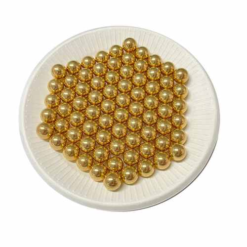 现货批发 实心铜球h62黄铜 规格齐全2.0-25㎜全精密铜珠 铜球黄铜