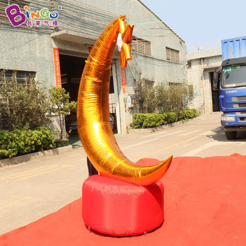 工厂热销充气月亮奖杯气模 户外室内节日活动商场美陈装饰模型