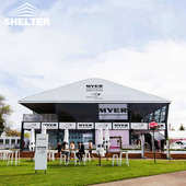 赛尔特大型双层体育赛事帐篷比赛活动展示帐篷弧形铝合金篷房建筑