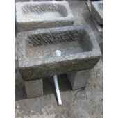 青石老石槽农村老石刻池养鱼户外石洗盆老牛槽马槽流水特色