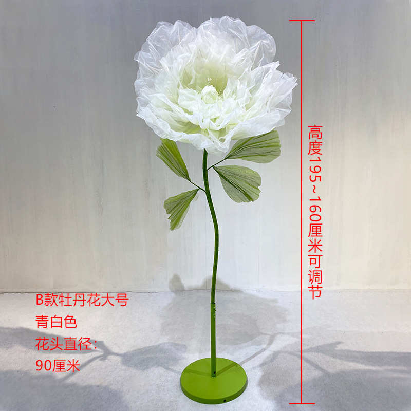 开合布置舞台大型机械界装饰美自动婚庆纸花道具新款百婚庆花陈