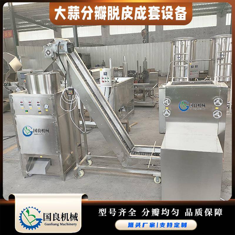 大蒜分瓣脱皮机时产800公斤蒜头分离机器蒜头分瓣设备