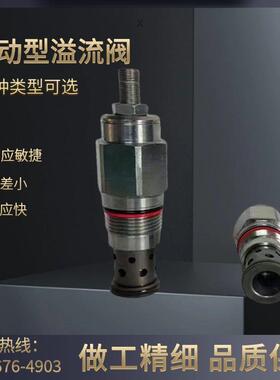 直动型溢流阀LCRD系列LCRP背压小精度高远程控制310bar小流量阀