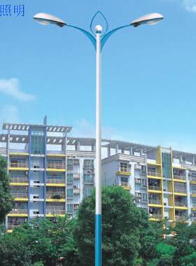 户外led市政工程道路照明双头路灯传统高压钠灯高杆灯景观落地灯